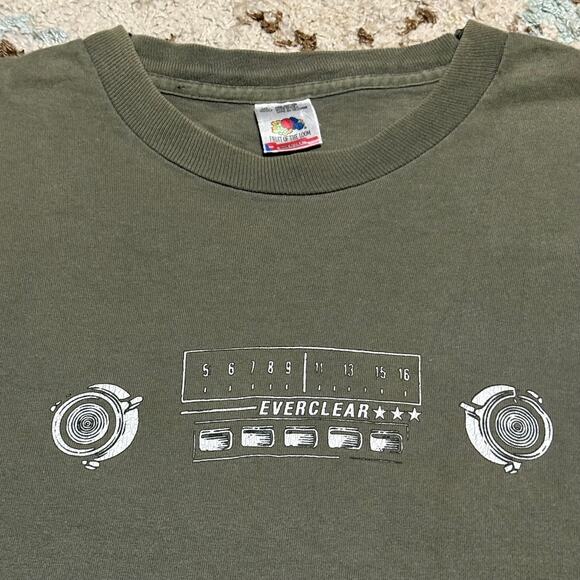 Vintage 1995 Everclear Sparkle and Fade Radio Shirt Size XL Alternative Rock - Picture 1 of 8